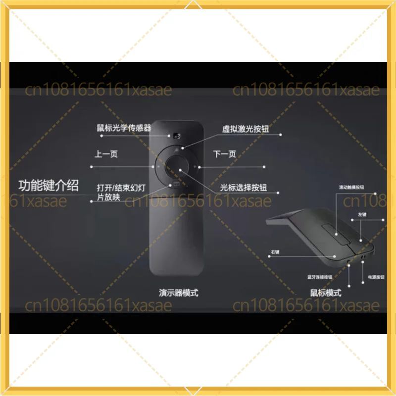 used-for-hp-elite-presenter-mouse-2ce30aa-wireless-bluetooth-40-portable-ppt-presentation-remote