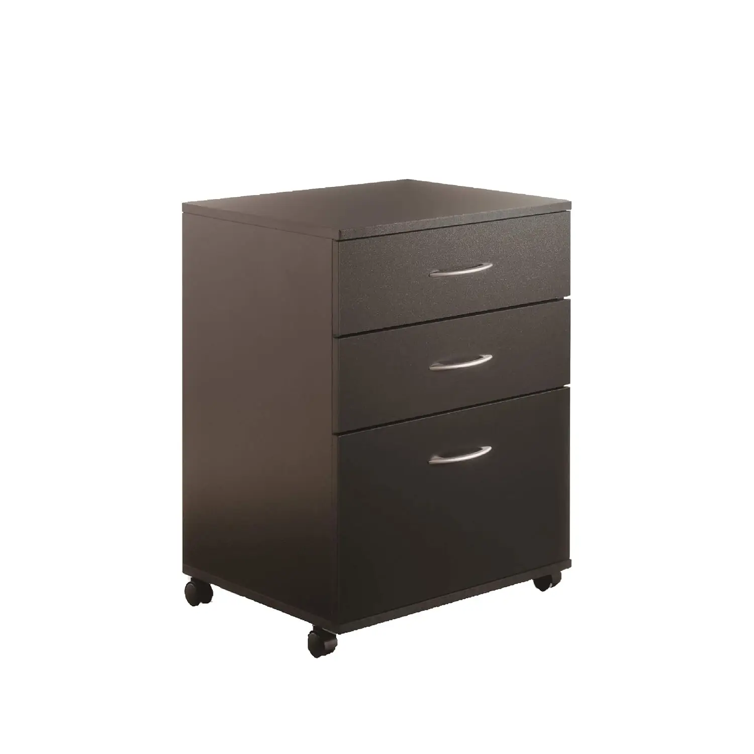#3-Drawer Mobile Filing Cabinet Locking Wheels Home Office Letter/Legal, Customized