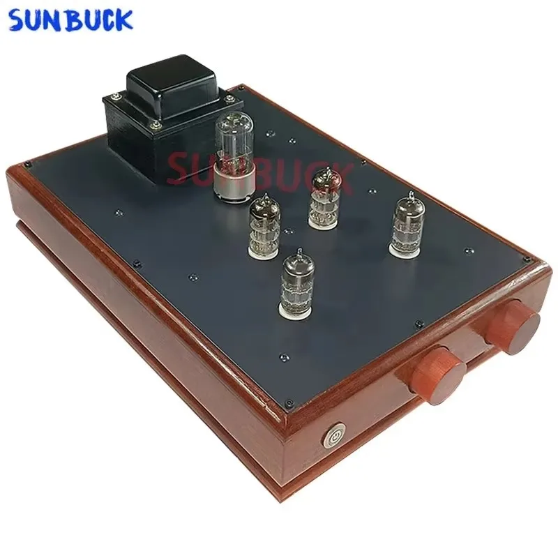 

SUNBUCK Wada Shigeru SRPP Configuration HIFI Tube Preamp 6Z5P 6N11 6DJ8 Vacuum Tube Preamplifier Audio
