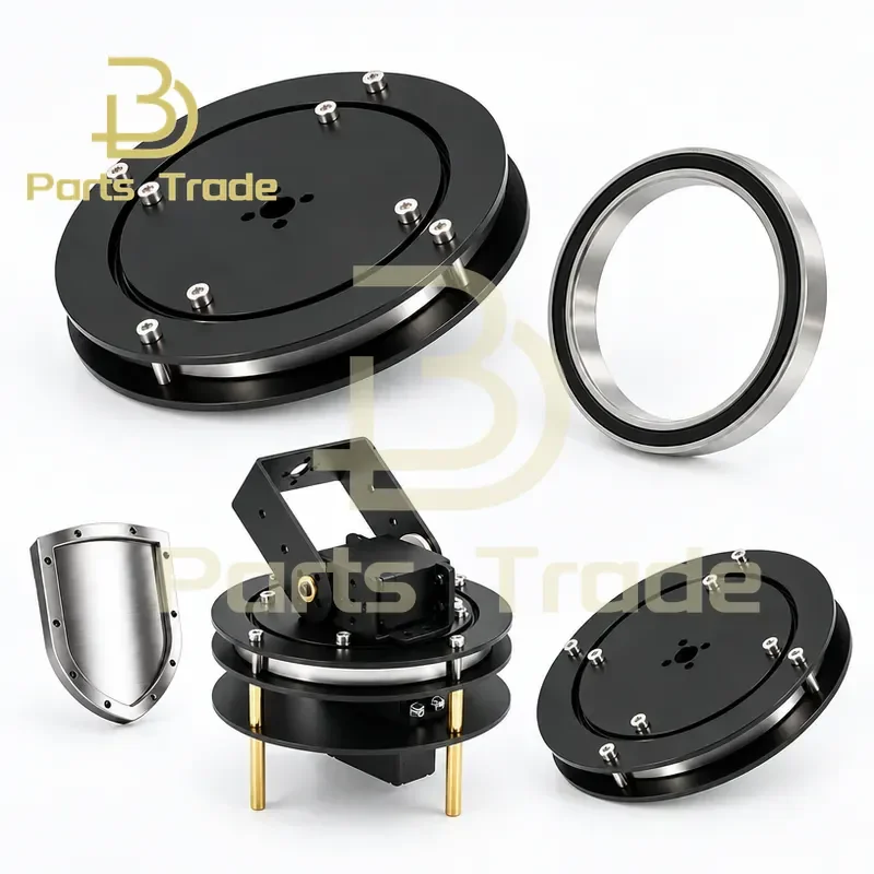 360 Degree Horizontal Turntable with Bearings 2D Electric Pan Tilt Dedicated All Metal Bracket