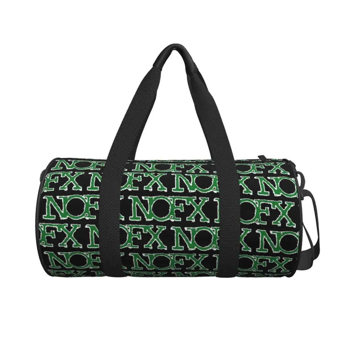 

Nofx Band Final Tour Skull Large Duffle Gym Bag Multi-Functional Duffle Travel Bags Handbags Fitness bag