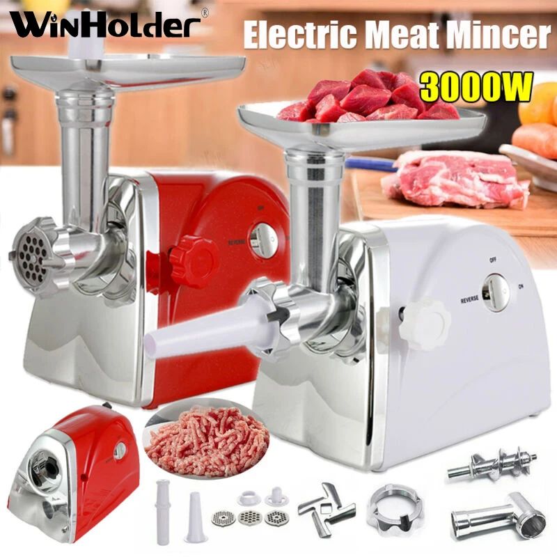 Winholder 3000W Multi-function Electric Meat Mincer Grinder Sausage Maker Filler Mincer Stuffer Food Processors Kitchen Tool