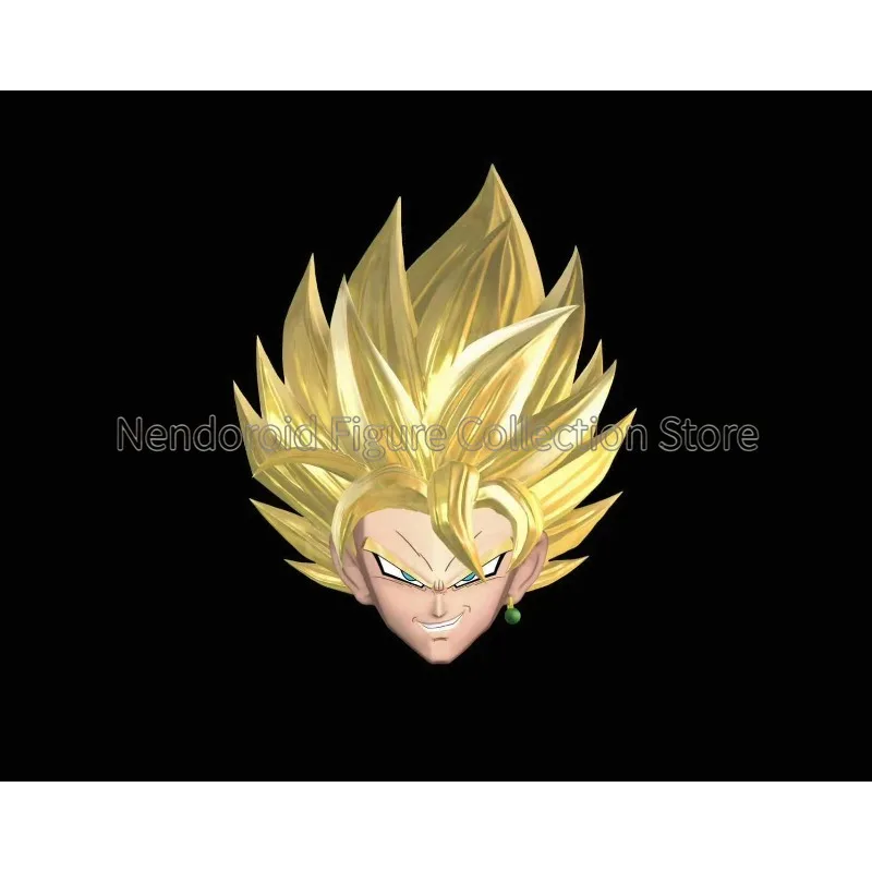 In Stock KK studio Dragon Ball Super - Super Saiyan Rosé - Black Goku Zamas Replacement Head Sculpt for SHF Anime Action Figure view 4