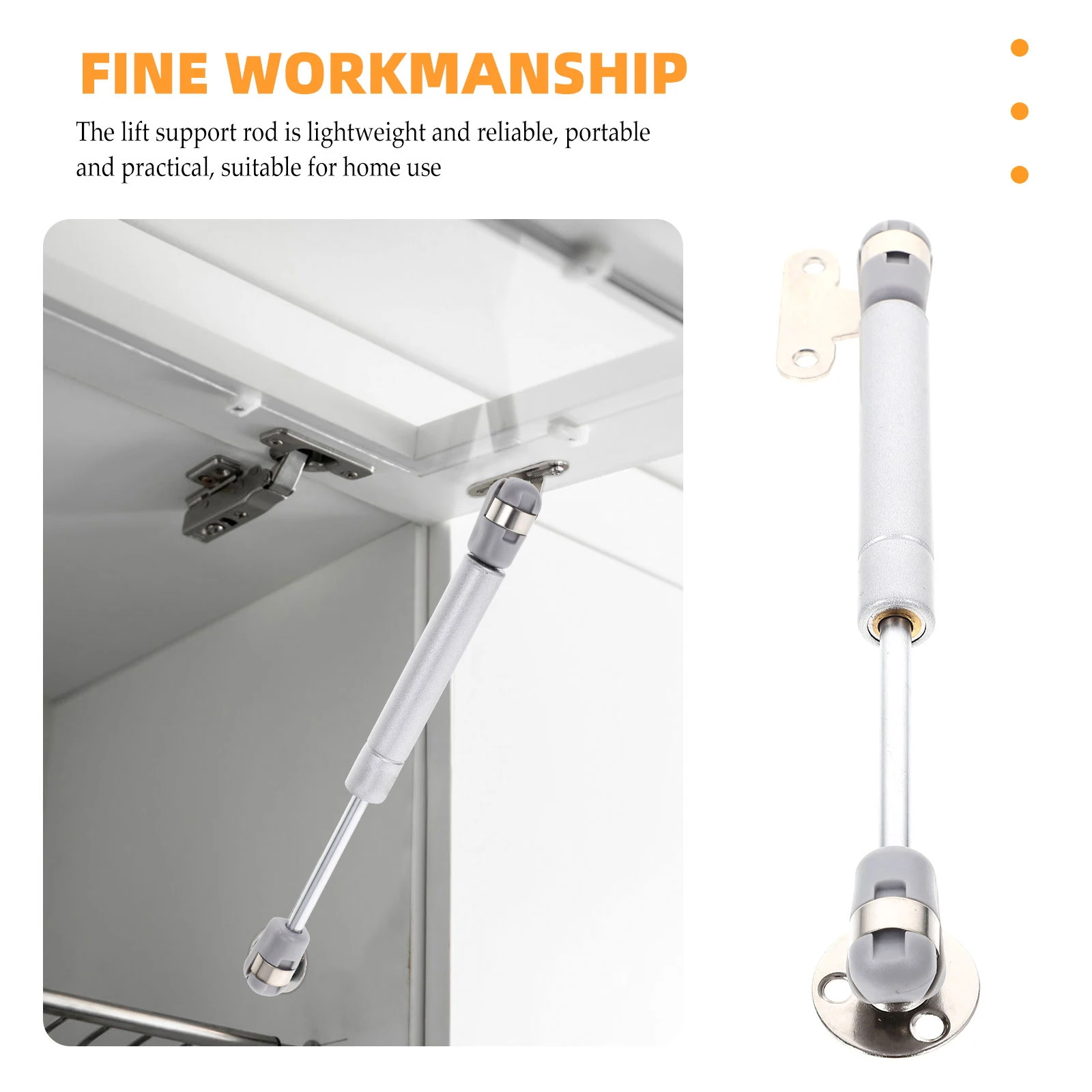 

2PCS Gas Struts 6 Inch 8 Inch Hydraulic Rods Furniture Hinges Aluminum Frame Doors Kitchen Wardrobe Lift Up Durable