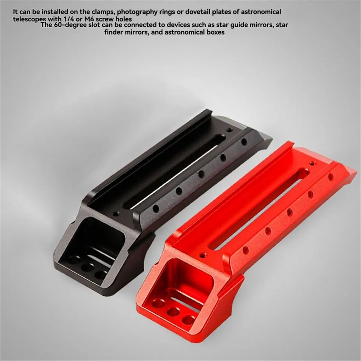 Premium Dovetail Astronomical Telescope Handle Bar Practical Sturdy Equatorial Mount Handle 60Degree Guide Slot Type APO Guide A