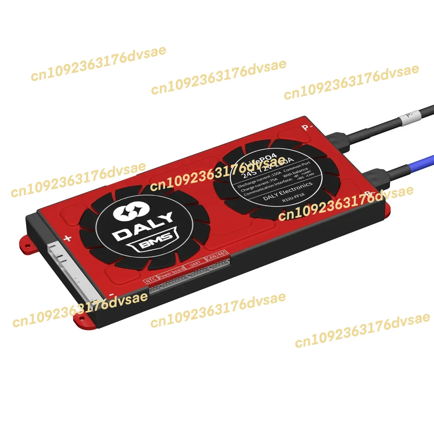 Daly Smart BMS LifePo4 24S مع UART BT CAN وظيفة 3.2 فولت قابلة للشحن 150A LifePo4 لوحة دوائر BMS الذكية