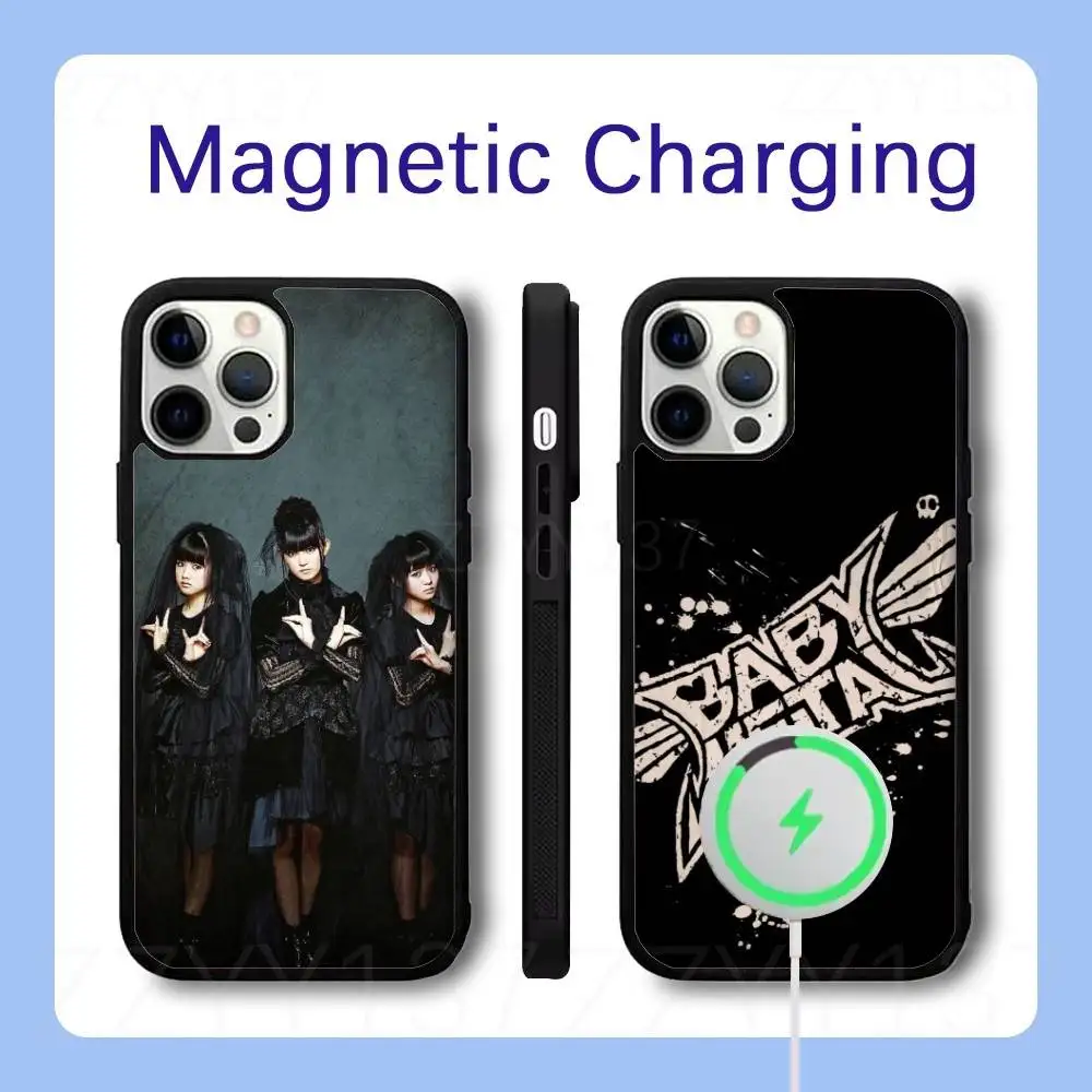 

B-Babymetal Band Janpanese Phone Case For iPhone 17,16,15,14,13,12,11,Pro,Max,Plus,Air,Mini, Magsafe Magnetic Wireless Charging