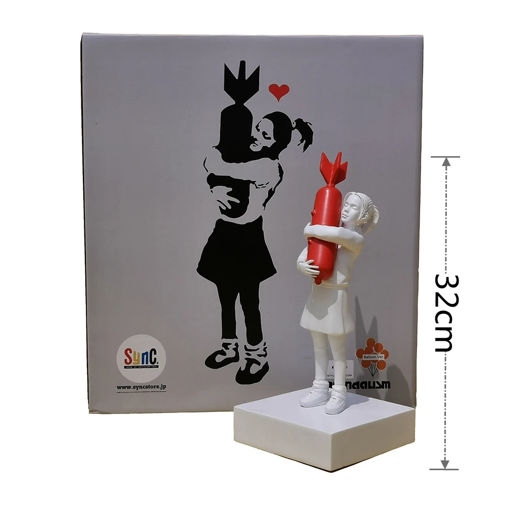 Banksy Bomb Hugger Sculpture, Collectible Art Statue, England Street Art, Home Decorative, Most Creative Gift