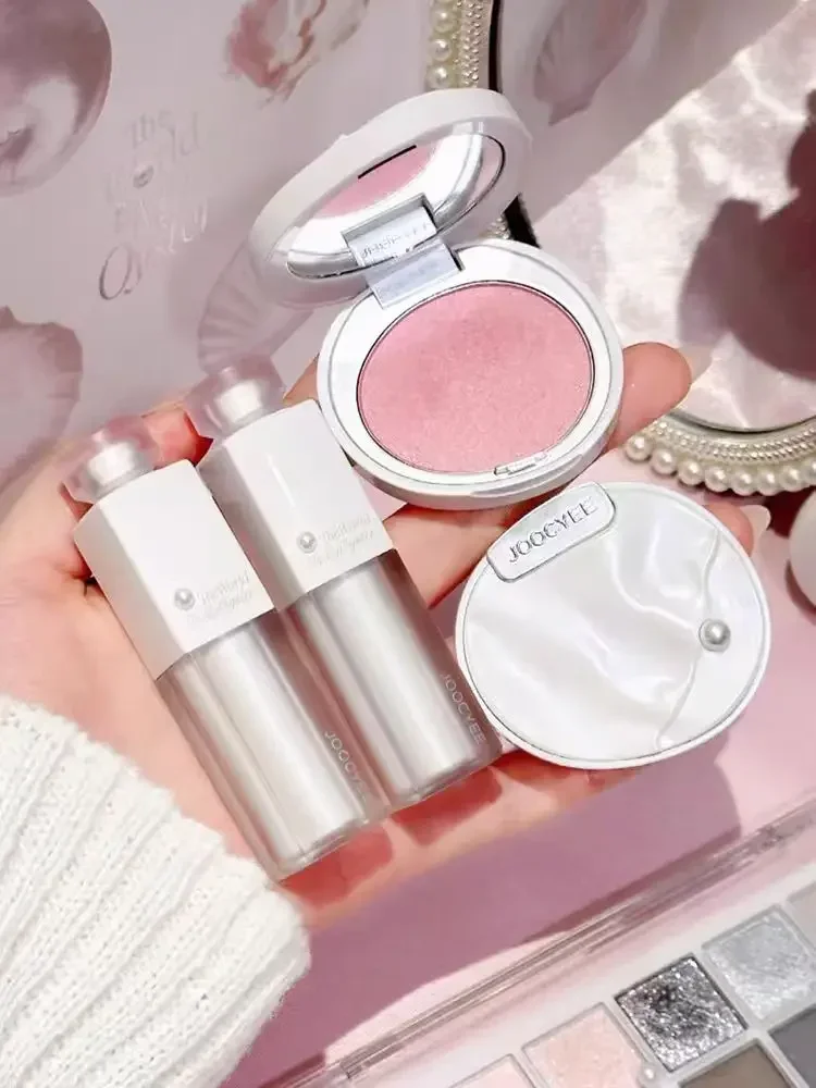 Joocyee コスメティックス 12 色アイシャドウパレット 防水 長持ち ブラッシュ＆ハイライター リップスティック デリケートメイク