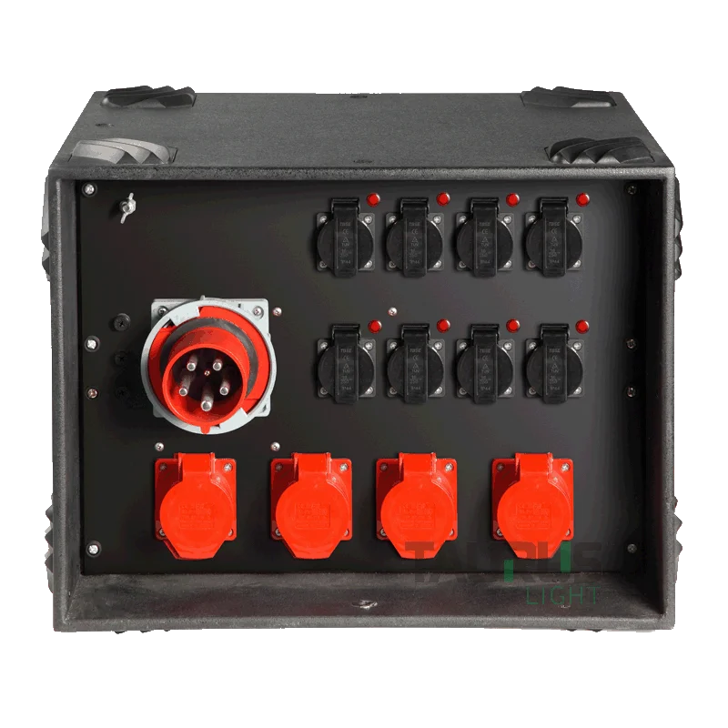 Professional Stage Equipment 380V 5P 63A CEE Connector Power Distribution box for Stage Light