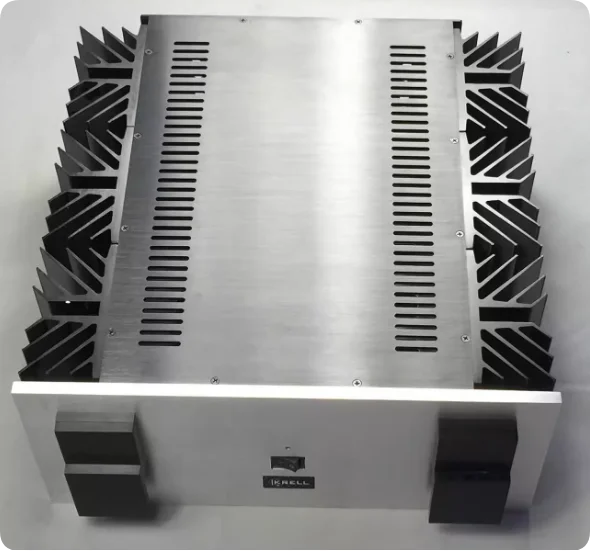 

QF2/All aluminum amplifier chassis /Large Class A Aluminum Chassis/ Power amplifier chassis/AMP Enclosure DIY box(480*215*520mm)