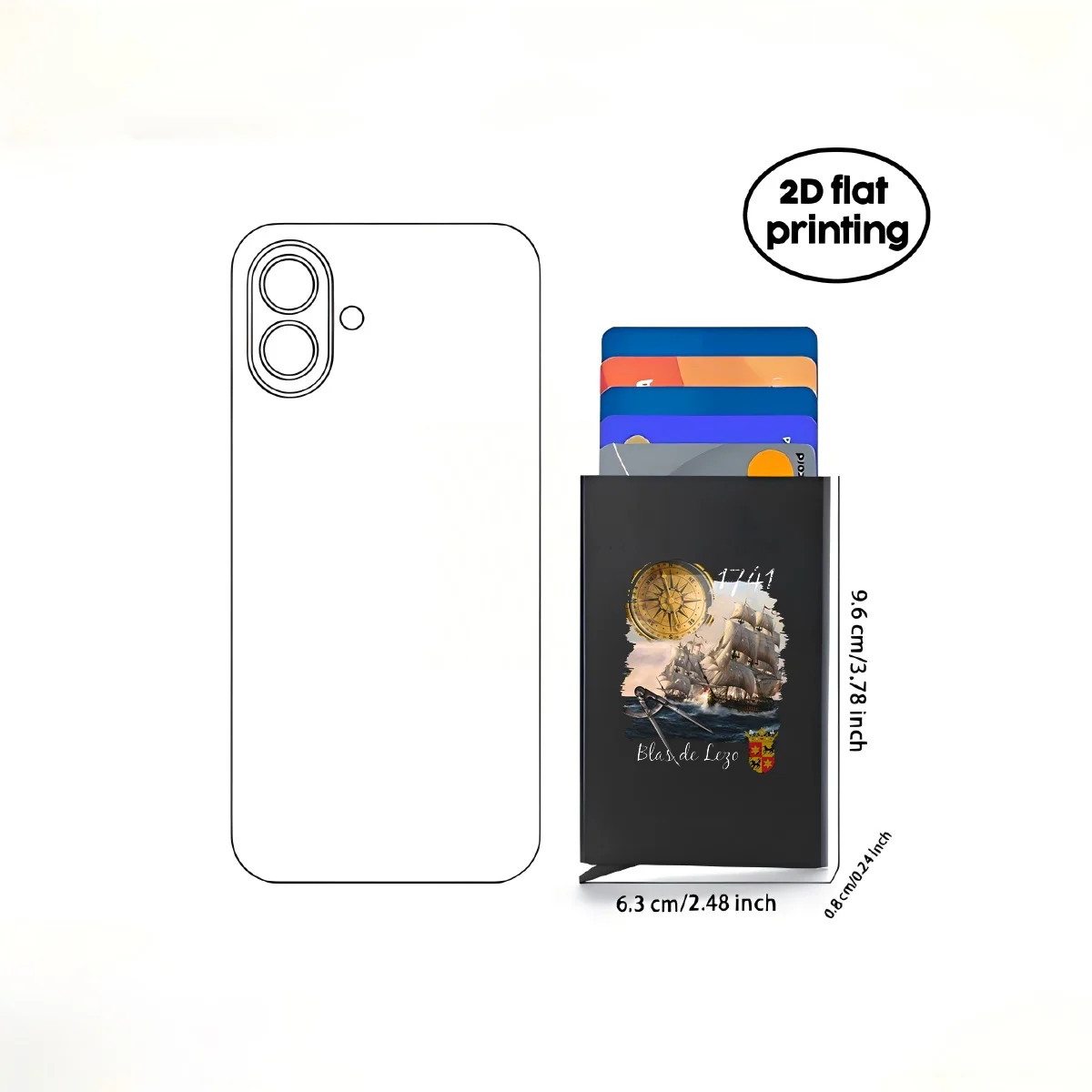 ブラス・デ・レソ 2026 新スタイル ファッション プリント カードケース 多様なカラーオプション 使いやすい コンパクト 日常必需品