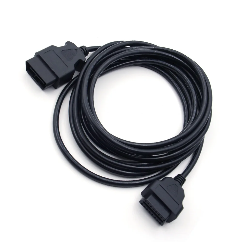 5M OBD2 Extension Cable OBD 16pin M To F Male To Female Connector for wifi ELM327 Car Computer Diagnostic OBD Cord