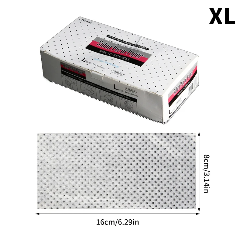 1000 Sheets Thin Perm Papers, Heat Resistant Blanching Papers