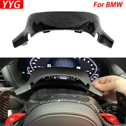 For BMW 1 2 3 4 5 6 7 8 Series M3 4 X3 4 5 6(M) Replacement Carbon Fiber Speedometer Steering Wheel Cover Retrofit Accessories