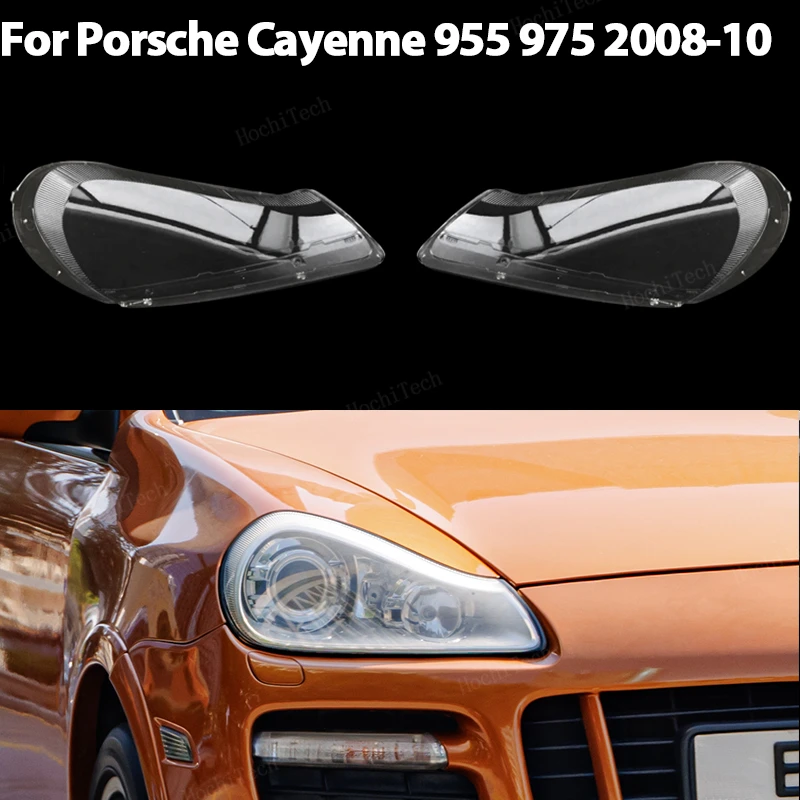 

Car Auto Shell Headlamp Lampshade Shell Cover Transparent Front Headlight Cover For Porsche Cayenne S GTS E1 9PA 955 957 08-10