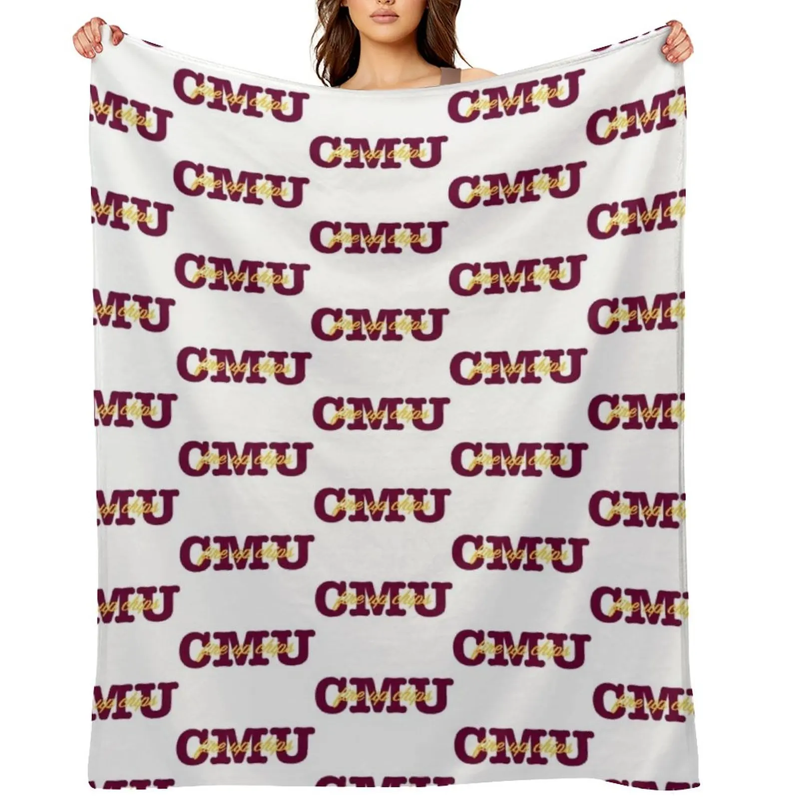 

CMU Fire Up Throw Blanket Blankets For Baby cosplay anime Thermals For Travel Single Blankets