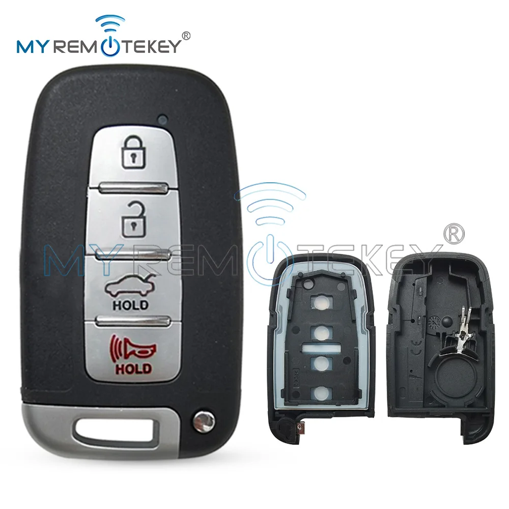 MYREMOTEKEY FCC SY5HMFNA04 Smart Key Shell Case 4 Button for Hyundai Elantra Genesis Sonata Kia Forte Sorento Soul 2011-2013
