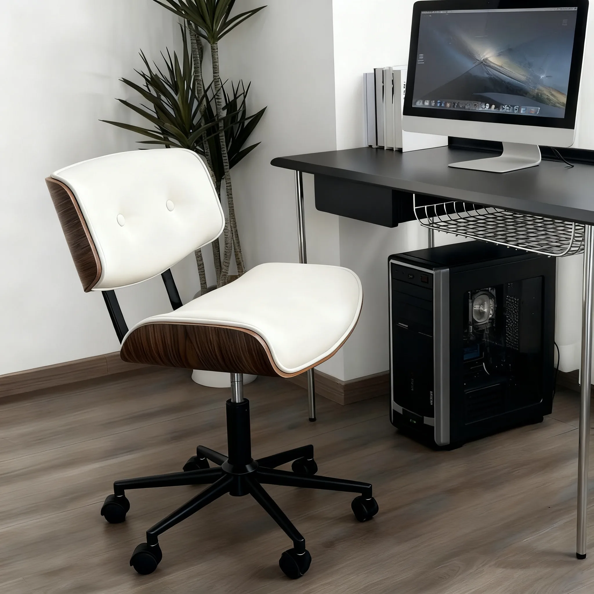 Light luxury computer chair household small bedroom study sedentary swivel chair lift seat office