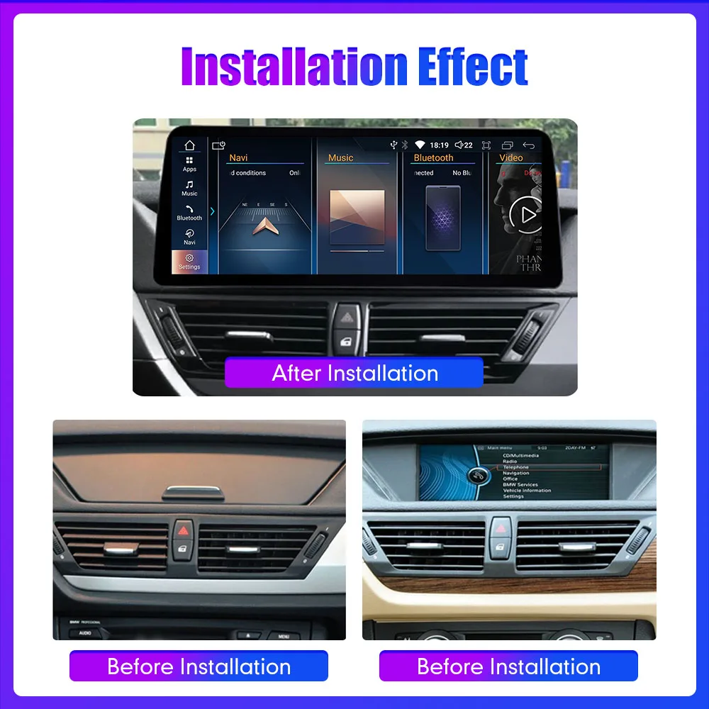 12.3 Inch Android Car Radio For BMW X1 E84 2012-2015 GPS Navigation Multimedia Player Audio Stereo Carplay Bluetooth Head Unit