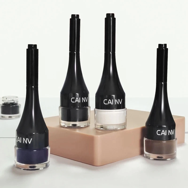 كريم تحديد العيون - مكياج تحديد الحواجب المقاوم للماء، قلم تحديد عيون ملون بطرف رفيع، قلم تحديد الحواجب والشفاه المقاوم للنقل #3