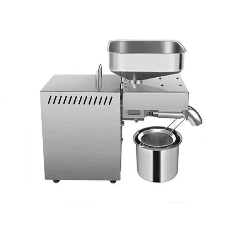 Appareils ménagers 110V/220V automatique ménage huile de lin Press3-5KG sésame presse à huile d'arachide en acier inoxydable contrôle de température