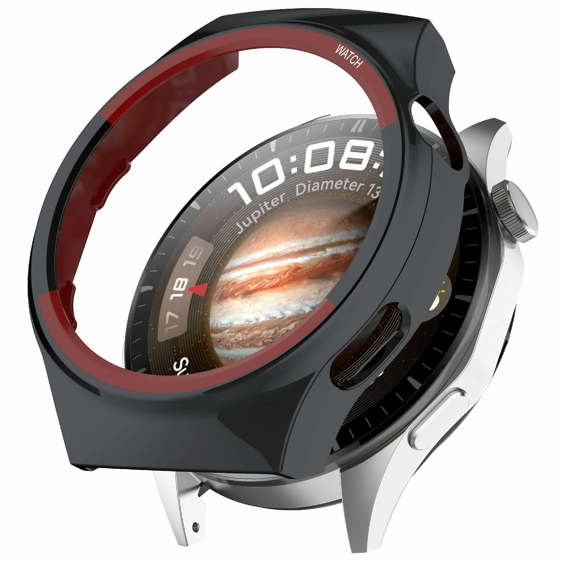 

Для Huawei Watch GT 5 46 мм полузакрытый корпус часов Защитная рамка для ПК