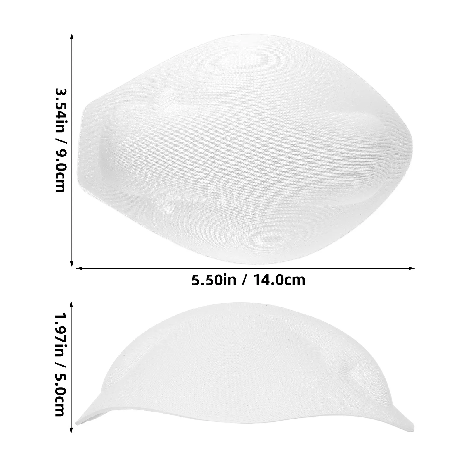 2Pcs Bulge Enhancer Pads Premium Sponge Underwear Cup Pad for Swim Trunks Briefs Shorts Jeans Enhanced Confidence Protection