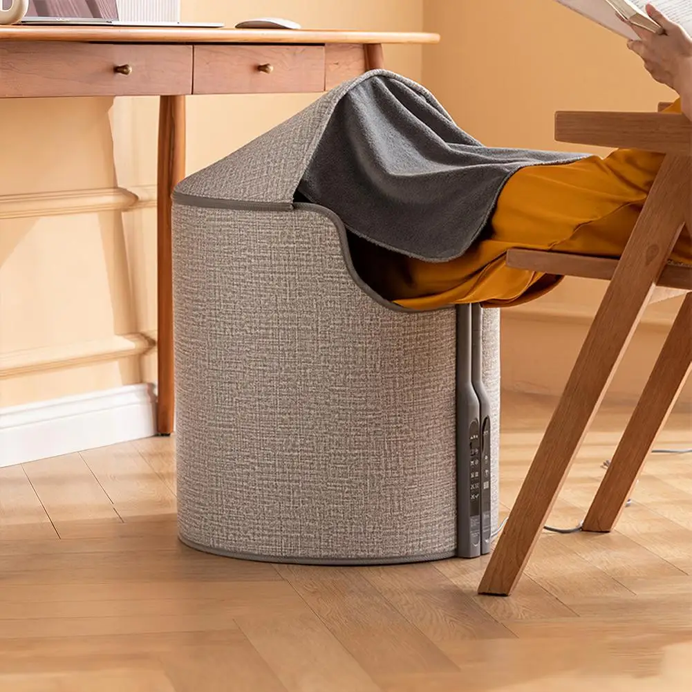

New Style Round Foot Warmer Office Household Under Desk Winter Leg Foot 360° Surrounding Heating Electric Heat Equipment