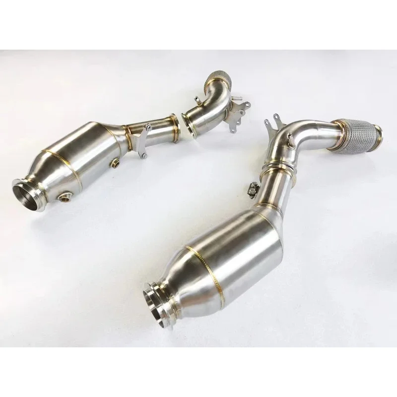 304 stainless steel catless exhaust pipe, fit for Masati MC20