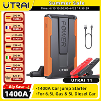 UTRAI Auto Jump Starter 1400A Portable Power Bank Car Jump Starter Battery Starter For Car Emergency Booster Starting Device