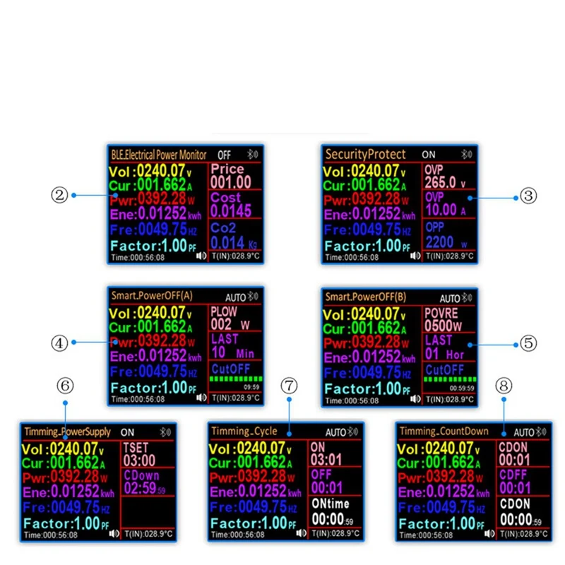 Digitale Energiemeter 16A AC85-265V WIFI Power Elektriciteit Monitor Alexa Google Home Spraakbesturing Voor Tuya Smart Leven APP