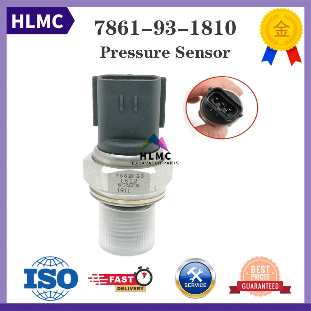 OEM Parts PC200-8 PC240-8 PC300-8 PC350-8 Excavator High Pressure Sensor 7861-93-1810 7861-93-1811 7861-93-1812