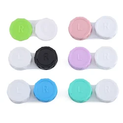 미니 휴대용 콘택트 렌즈 케이스, 눈 콘택트 케어 컨테이너 박스, 콘택트 렌즈 보관 박스, 2 색 콘택트 렌즈 박스, 인기 판매