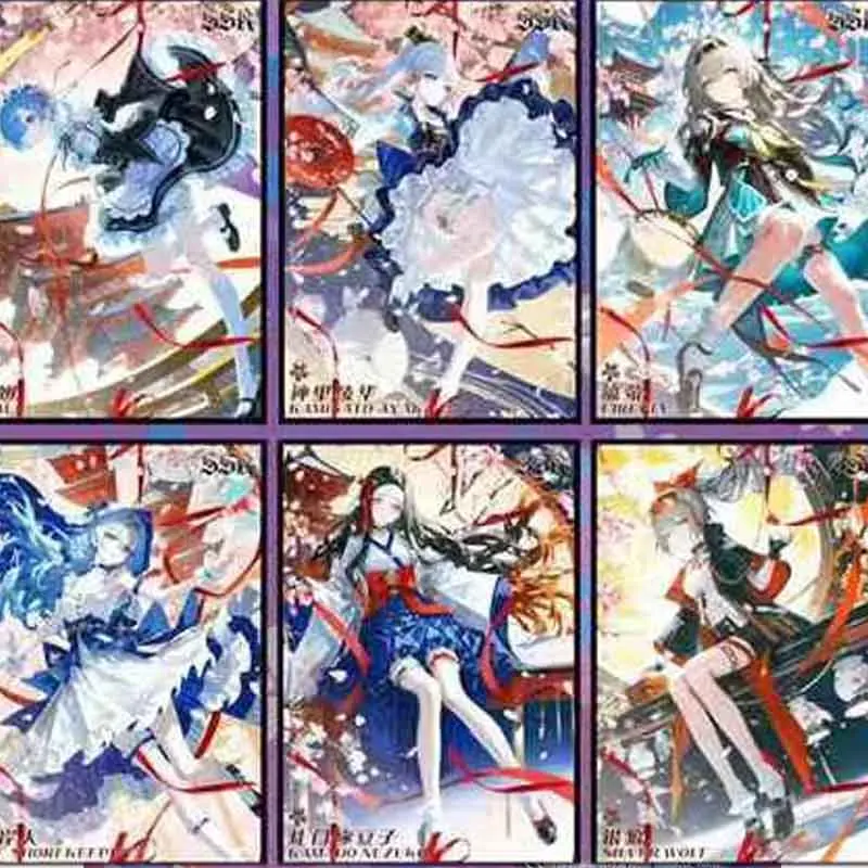 新しい 2025 YunYi A5 Waifu カードセット レザーアルバム Qimeng Vol.1 Genshin ACG コレクター付き