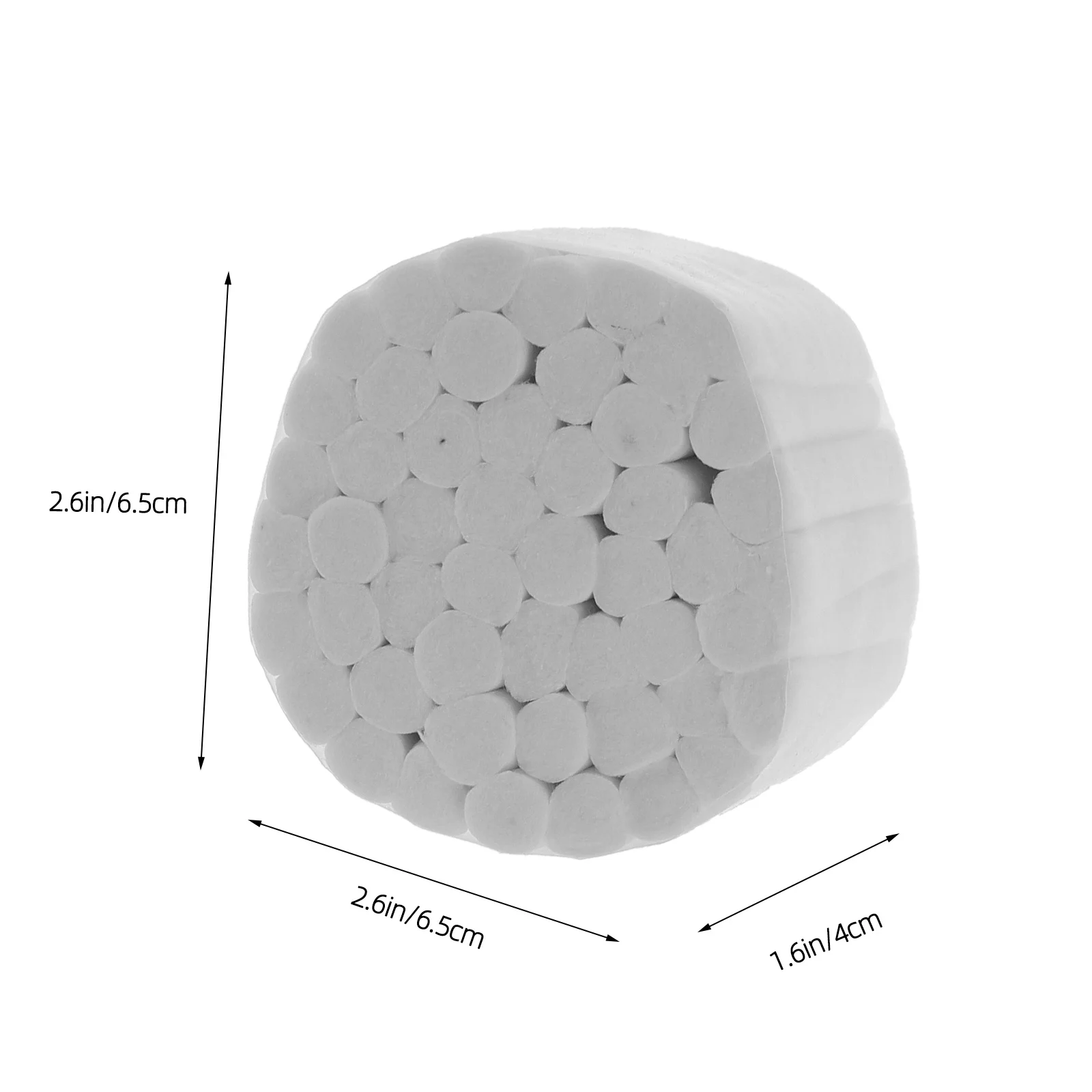 200pcs Lip Tattooing Cotton Rolls High Absorbent Disposable Dental Rolls For Oral Care Nose Bleed Plug Makeup Remover Tool