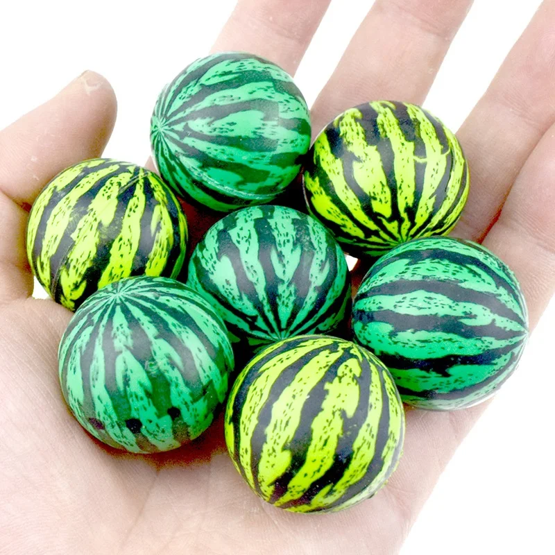 6 pçs melancia bola elástica brinquedo de halloween ao ar livre pai-filho brinquedo interativo exercício mão olho coordenação habilidade brinquedo