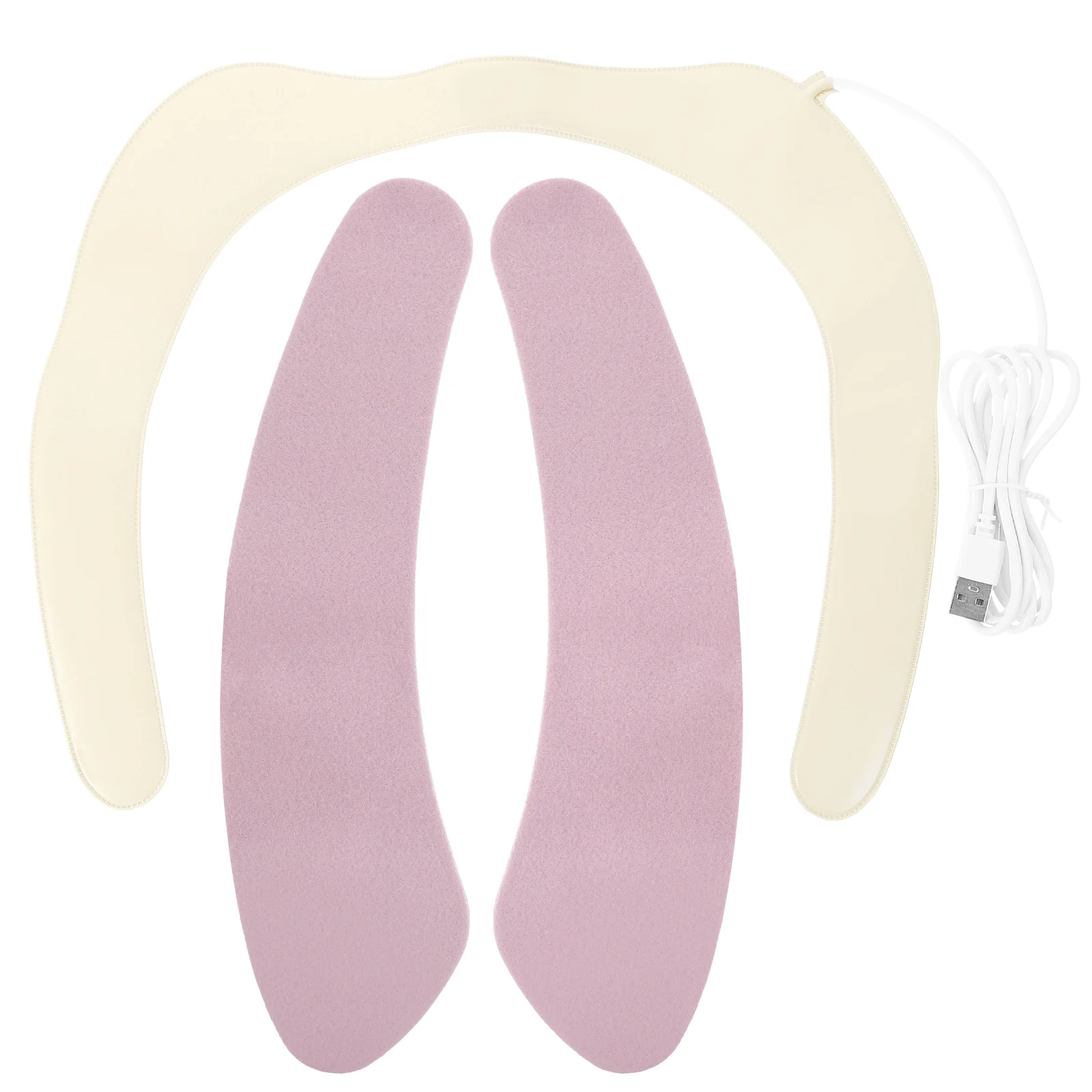 

Waterproof Heated Toilet Seat Cover Warm Cushion Pad for Bathroom with Adhesive Backing Winter Essential