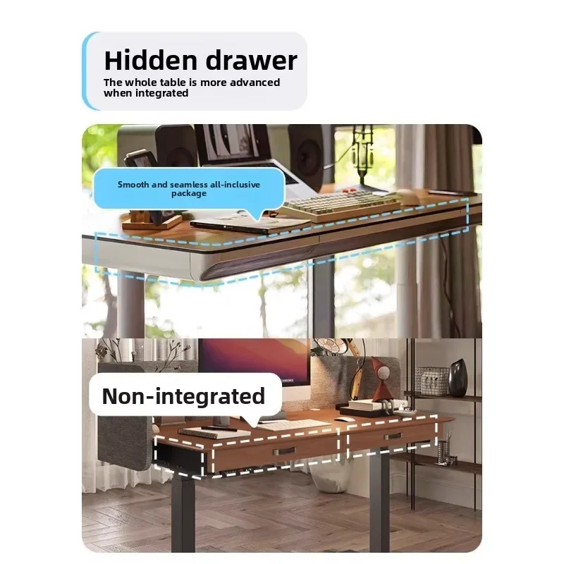 Electric lifting table Smart computer desk, can lift e-sports table for learning