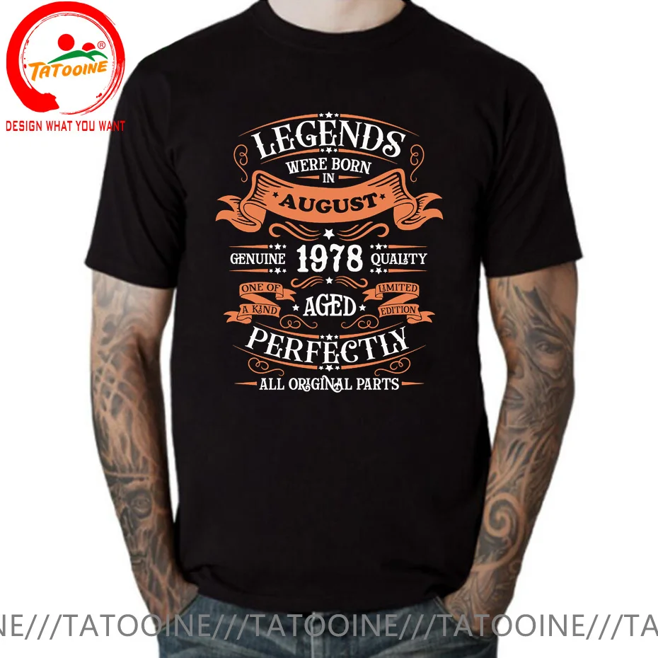 Legends Born in 1978 Aged Perfectly November September October December January Febuary March April May June July August T Shirt