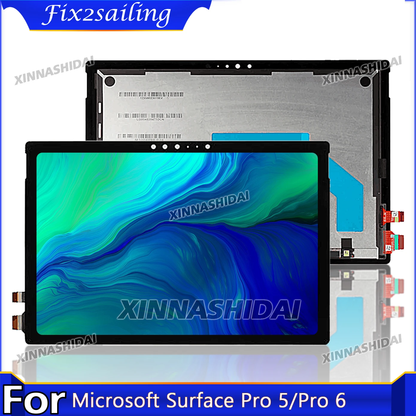 

ЖК-дисплей для Microsoft Surface Pro 5 1796 Pro 6 1807, дигитайзер сенсорного экрана, замена ЖК-дисплея для Surface Pro 5/Pro 6