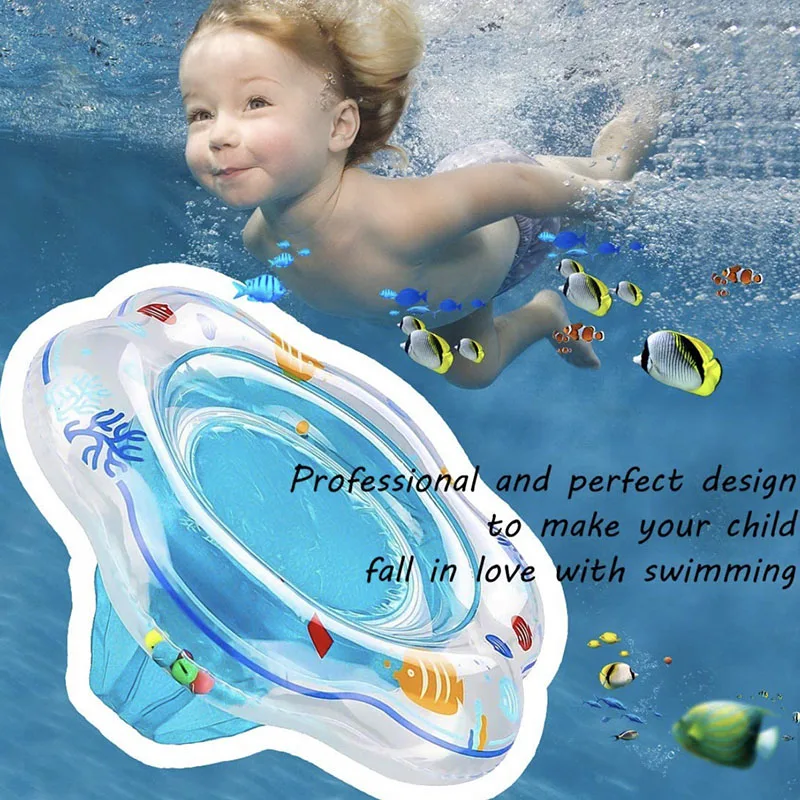 Baby Swimming Pants Style Inflatable Float Boat Fish Print Swimming Pool Accessories Children Swim Ring Toddler Floating Seat