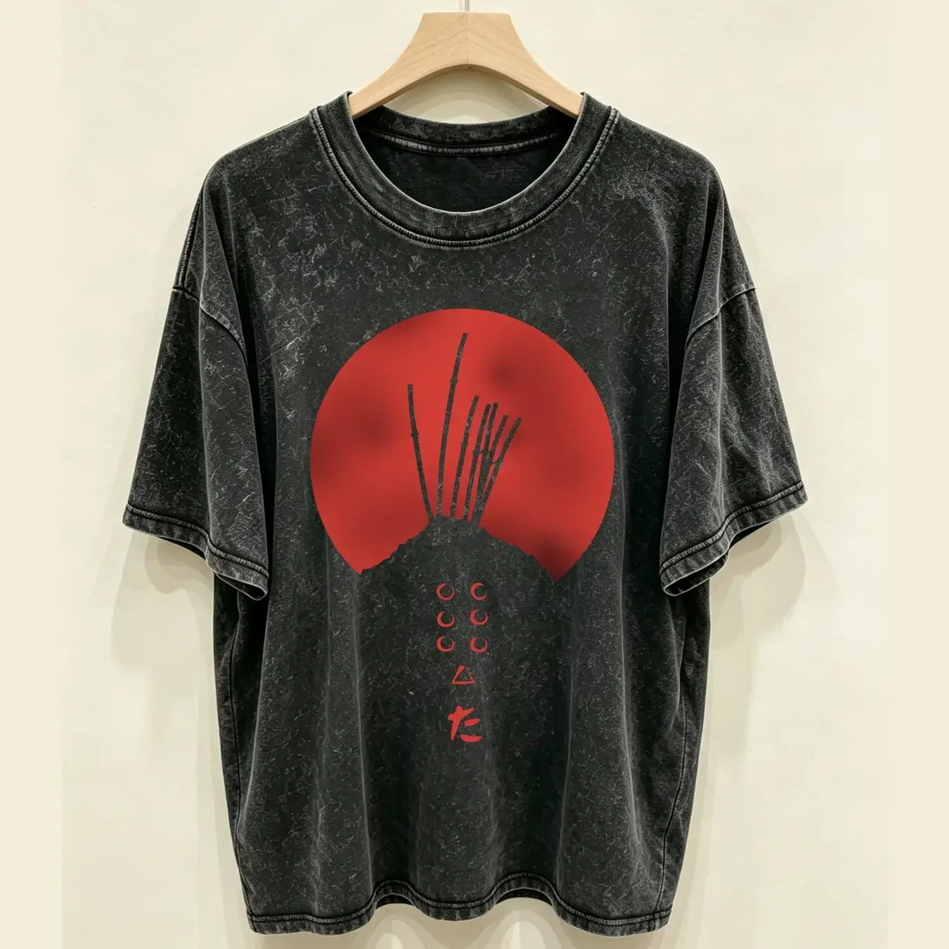 washed T Shirt Seven Samurai vintage Washed Slightly designer clothes Casual Soft Comfortable Unisex Stretched Breathable