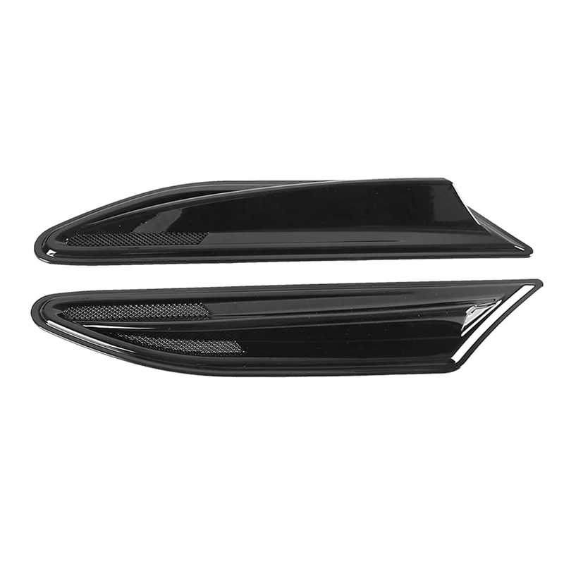 2 PCS Side Fender Wing Fin Trim Replacement Vehicle Modification Parts Spoiler Decorative Leaf Decorative Board