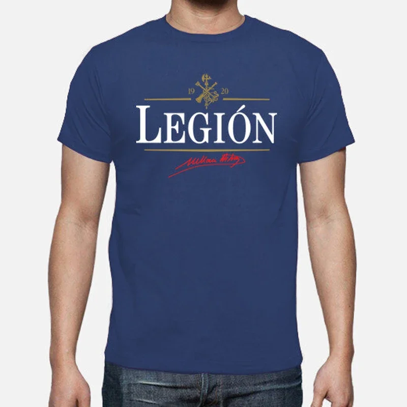 Legión Española. Spanish Foreign Legion T-Shirt 100% Cotton O-Neck Summer Short Sleeve Casual Mens T-shirt Size S-3XL