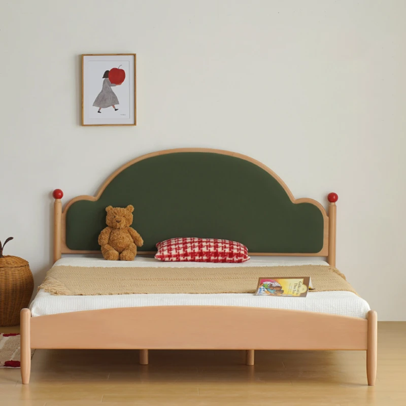 

Дом Простая детская двуспальная кровать в стиле лофт Элегантная кровать из массива дерева Лофт Comferter Camas De Dormitorio Мебель для дома