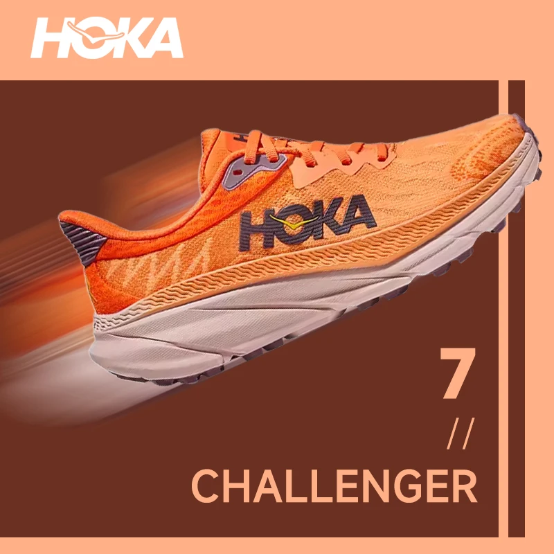 

Hoka One One Challenger 7 Men Running Shoes Outdoor Road Sneakers Cushioning Elasticity Marathon Shoes Trail Trekking Sneakers