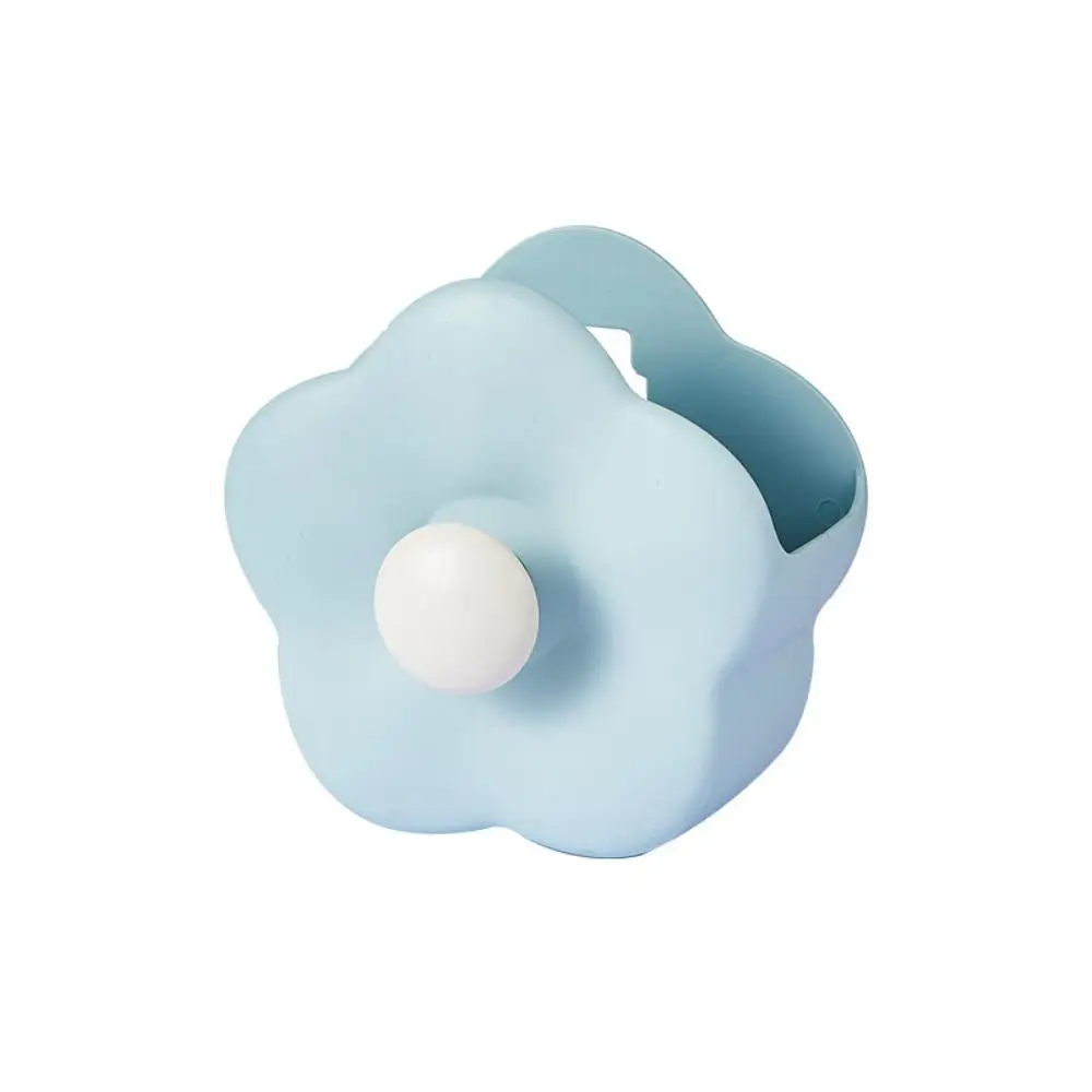 Flower-shaped Makeup Brush Case Vibrant Color Large Capacity Pen Holder Multi-functional Creative Pencil Case Desktop