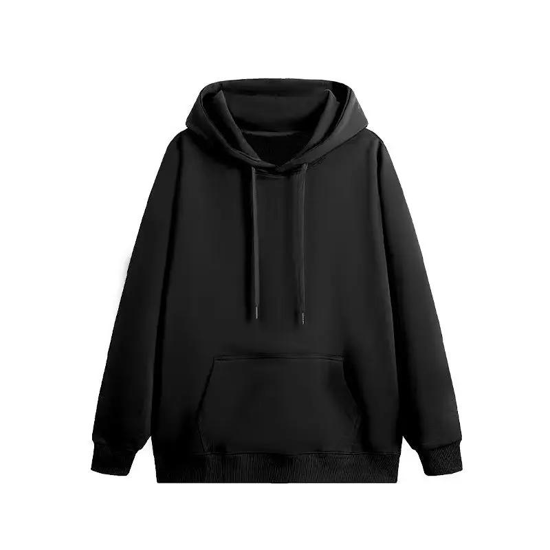Herren- und Damen-Hoodies in Unifarben mit Taschen, Sport- und Fitness-Sweatshirts, modische Freizeitpullover in mehreren Farben – Detail 2