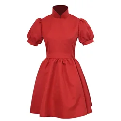 Anime Ponyo Cosplay Costume Halloween Red Adult Kid Custom Party Birthday Roleplay Carnival Daily Clothing